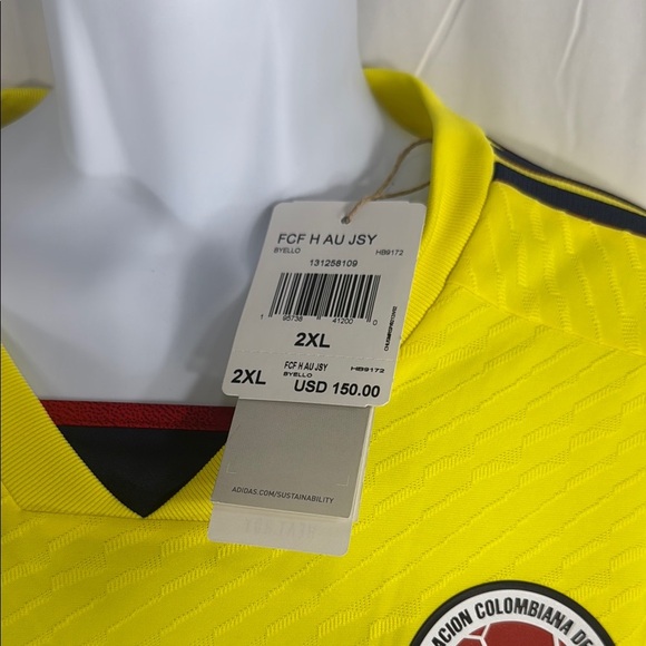 Adidas Colombia 2022 Home Jersey 2XL NWT - Picture 12 of 12